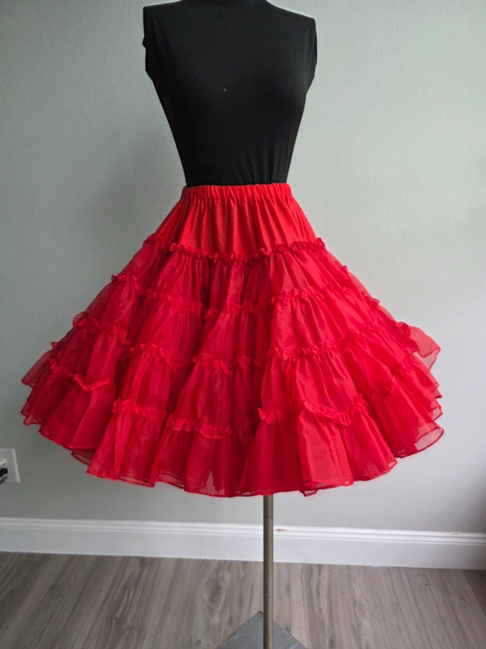 Vintage red petticoat